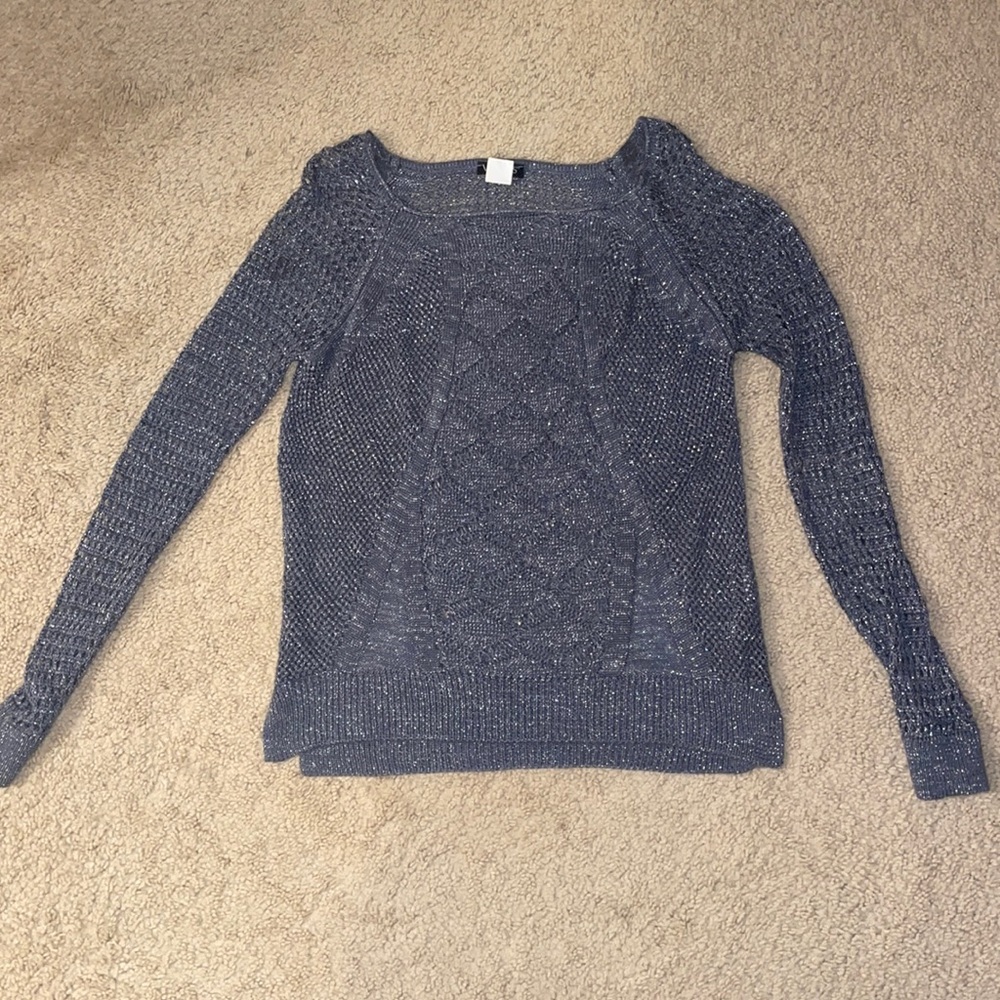Shimmery grey Venus sweater